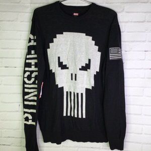 Marvel Comics The Punisher Knit Sweater Size M